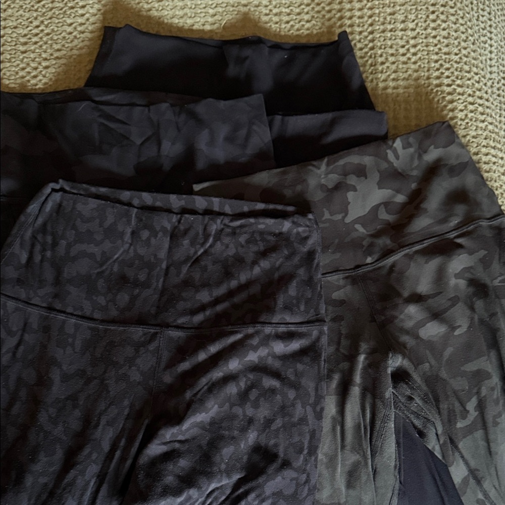Lululemon Align Leggings bundle 5 pairs size 6 Used condition